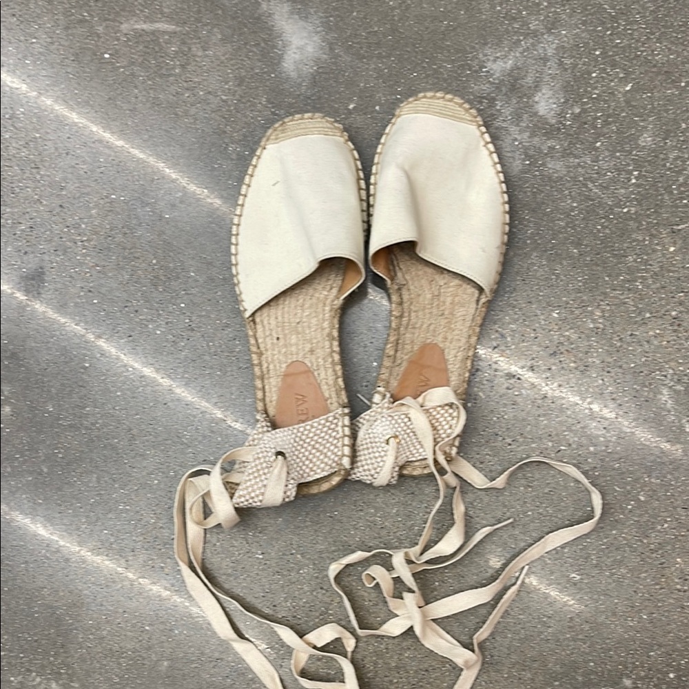 JCrew Women's Cream Espadrille Flats